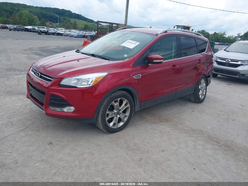 2014 Ford Escape, Левый бок, IAAI, VIN 1FMCU9J98EUD38857 — фото 2