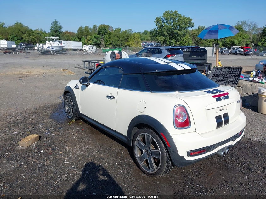 Vin: wmwsx3c58ct408131, lot: 46415573, mini cooper s 20123