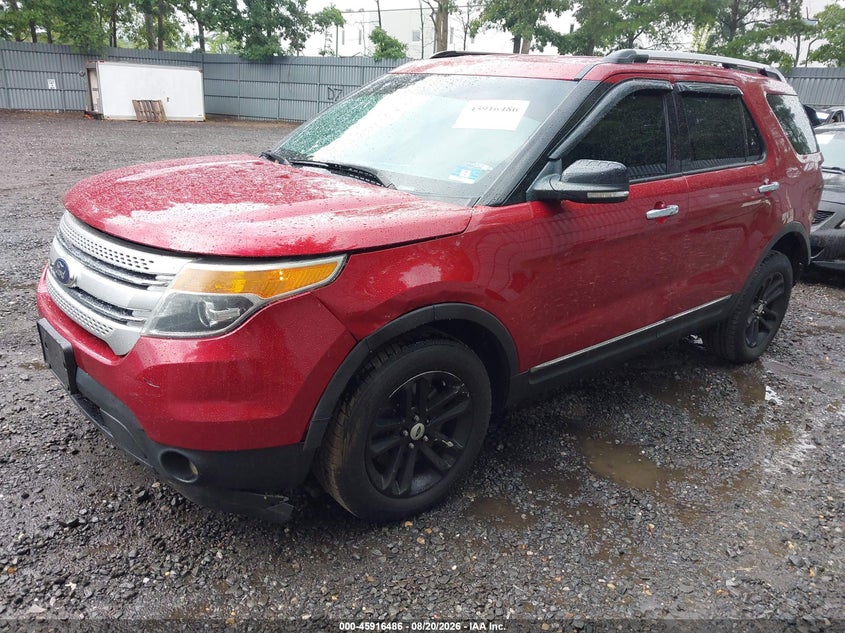 2014 Ford Explorer, Rear, IAAI, VIN 1FM5K8D80EGC31747 — photo 2