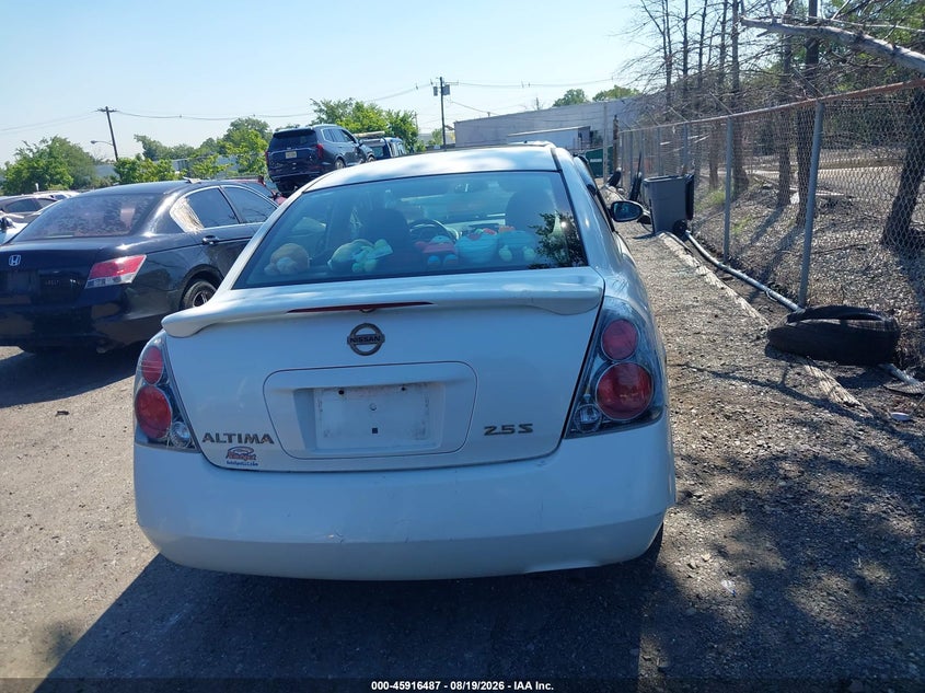 NISSAN ALTIMA 2006 VIN 1N4AL11D16N446601