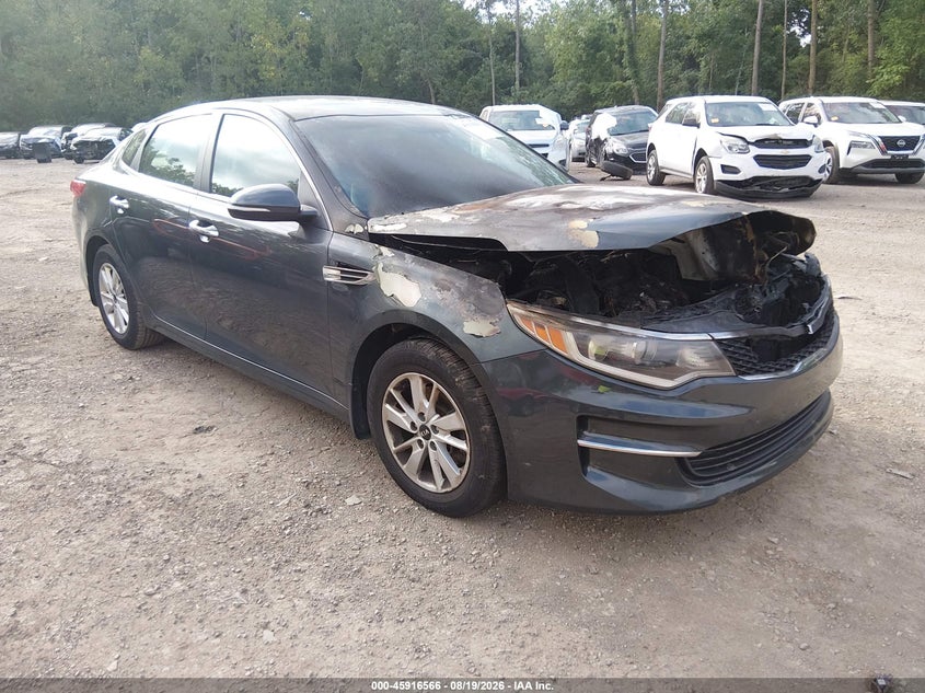 Vin: knagt4l30g5072197, lot: 46415654, kia optima lx 20161