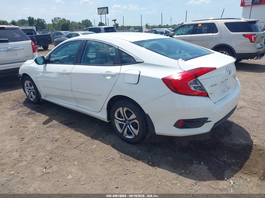 2016 HONDA CIVIC SEDAN 2.0L I-4 DOHC, VVT, 158HP