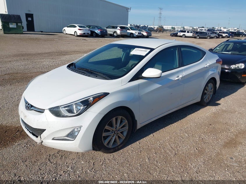 2016 HYUNDAI ELANTRA auction photo 2