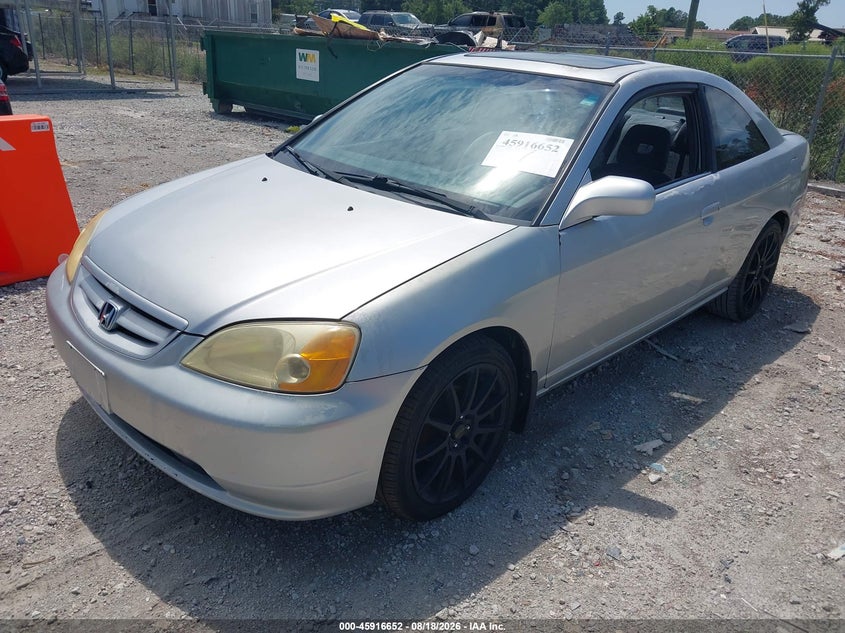 2001 HONDA CIVIC COUPE 1.7L I-4 VVT, 127HP