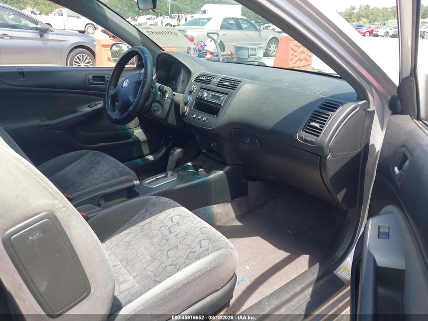 2001 HONDA CIVIC COUPE 1.7L I-4 VVT, 127HP