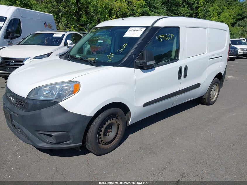 2021 RAM ProMaster City, All Over, IAAI, VIN ZFBHRFAB9M6V27858 — photo 2