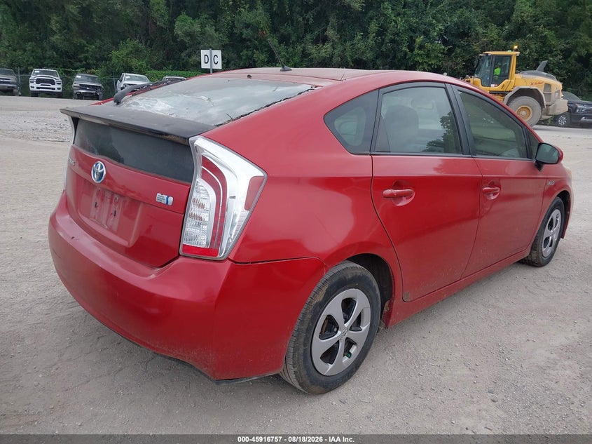 2013 TOYOTA PRIUS auction photo 4