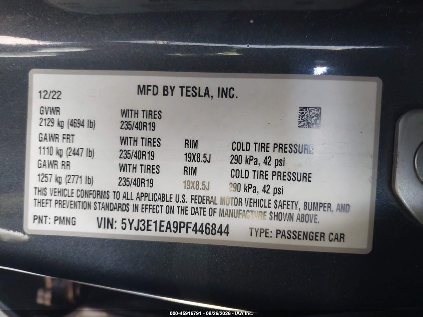 TESLA MODEL 3 - zdjęcie 9