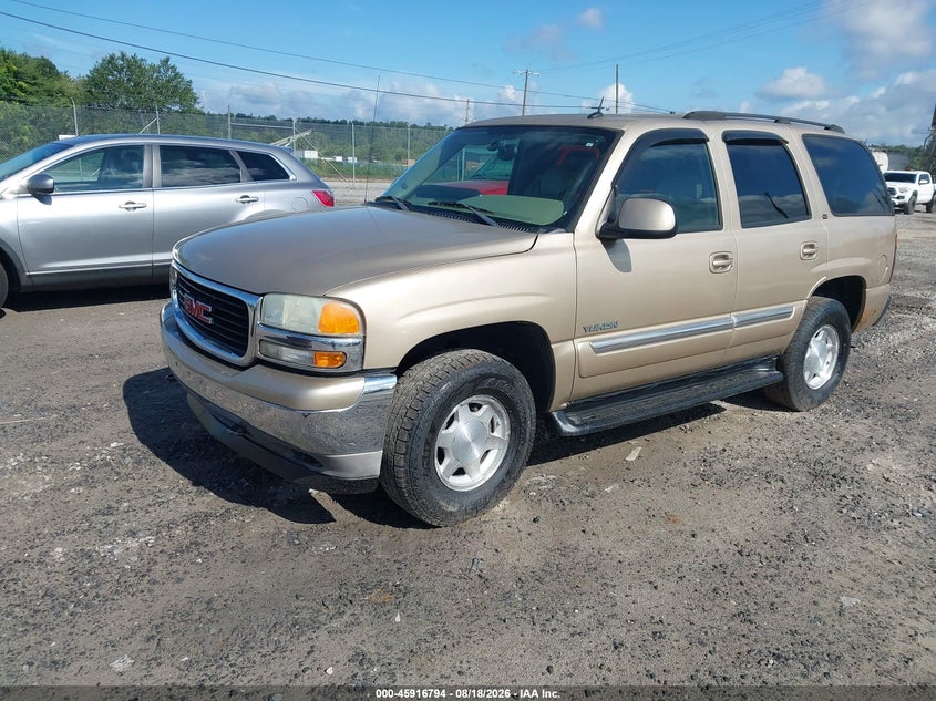2005 GMC Yukon, Невідомо, IAAI, VIN 1GKEK13T65R133901 — фото 2