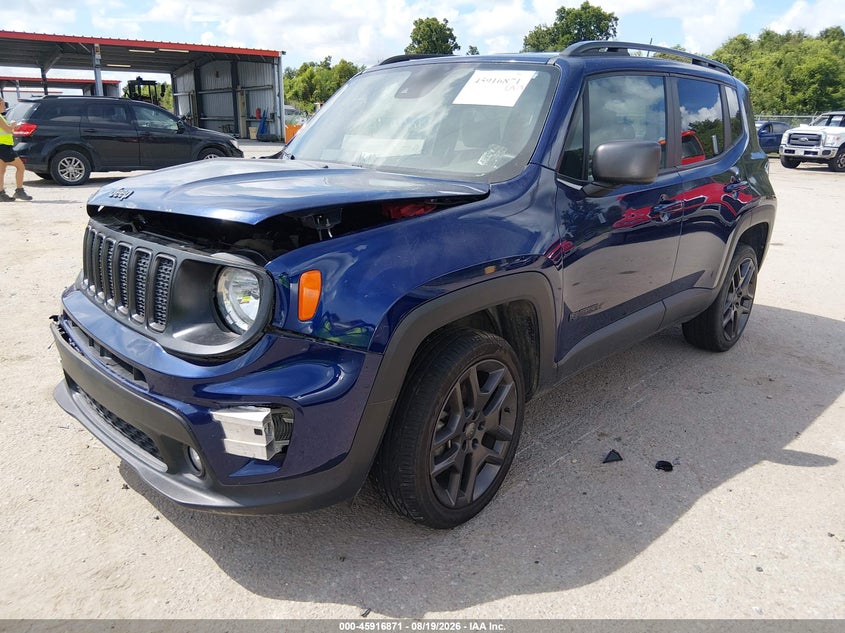 2021 Jeep Renegade, Удар спереду, IAAI, VIN ZACNJDBB3MPN29187 — фото 2