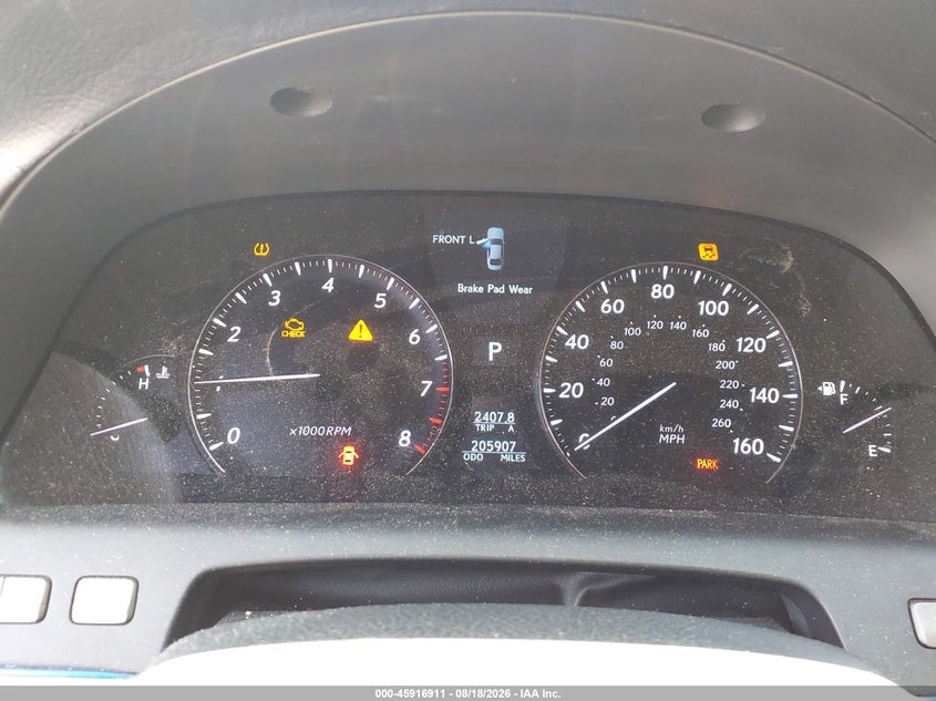2007 LEXUS LS 460 auction photo 7