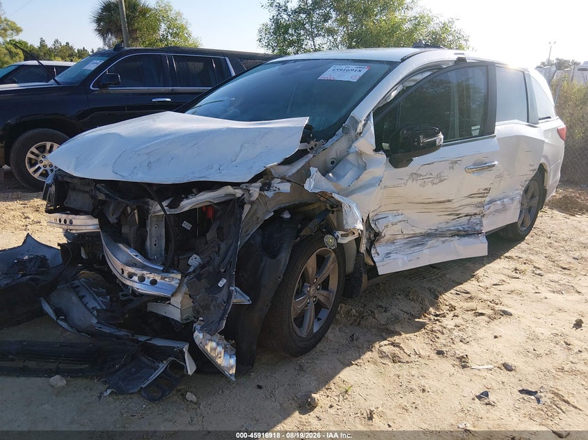 Vin: 5fnrl6h51nb033275, lot: 46416006, honda odyssey ex 20222