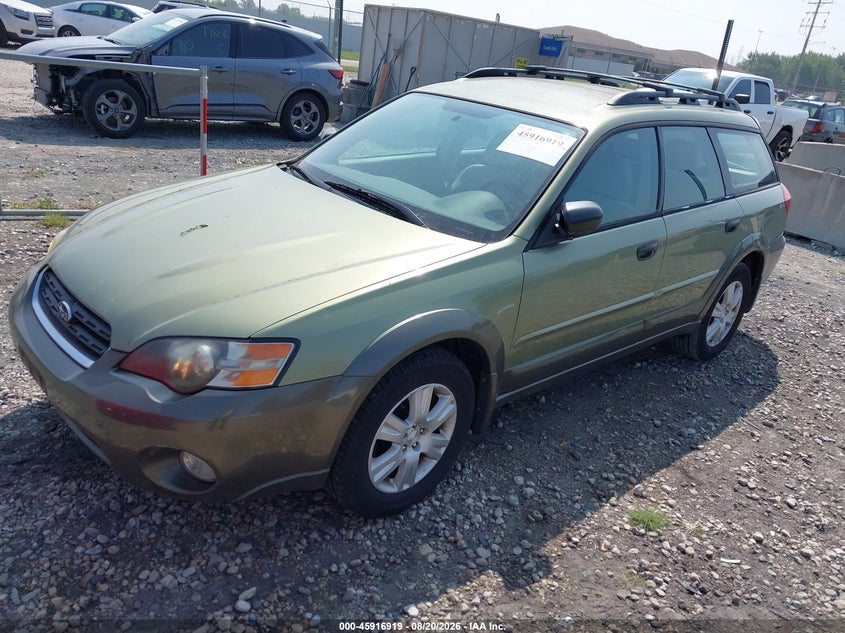 2005 Subaru Outback, Обычный износ, IAAI, VIN 4S4BP61C757370386 — фото 2