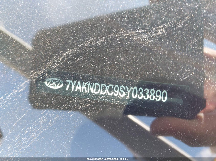 HYUNDAI IONIQ 5 2025 VIN 7YAKNDDC9SY033890