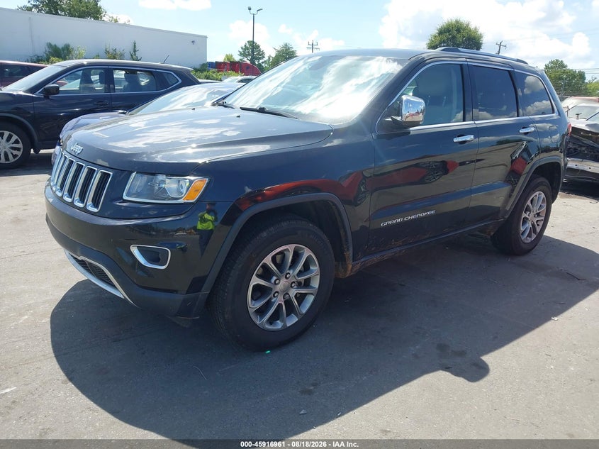 2015 Jeep Grand Cherokee, Звичайний знос, IAAI, VIN 1C4RJEBG4FC137090 — фото 2