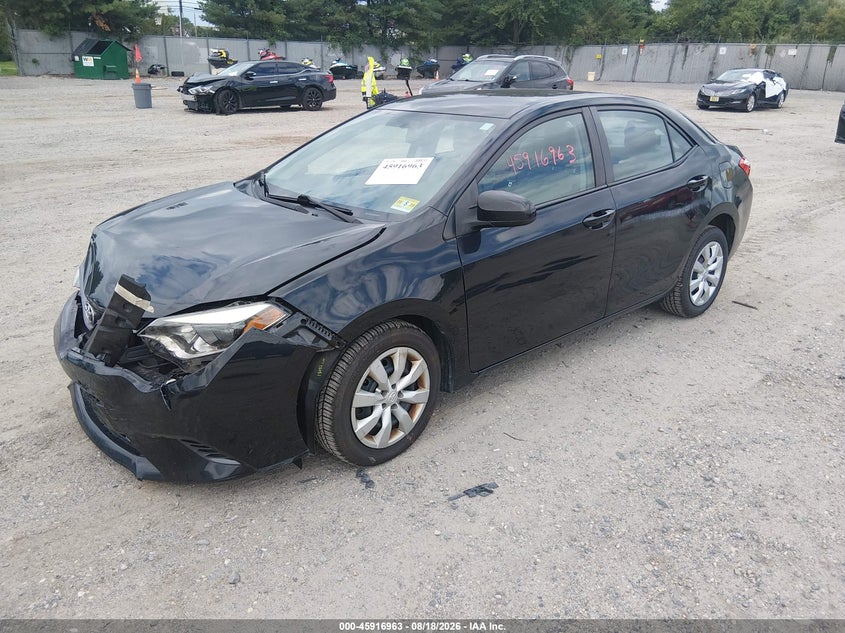 2016 Toyota Corolla, Front End, IAAI, VIN 2T1BURHE3GC627924 — photo 2