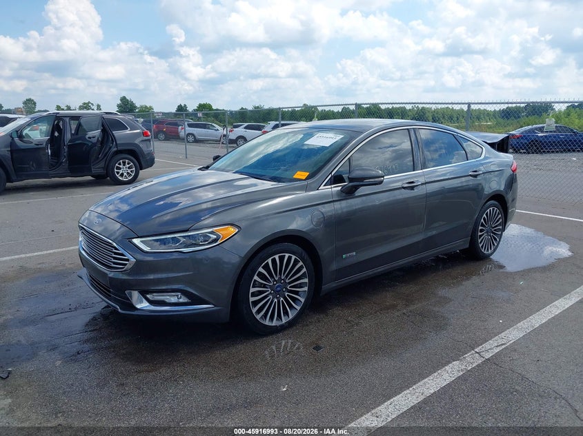 2017 Ford Fusion, Удар сзади, IAAI, VIN 3FA6P0PUXHR229270 — фото 2