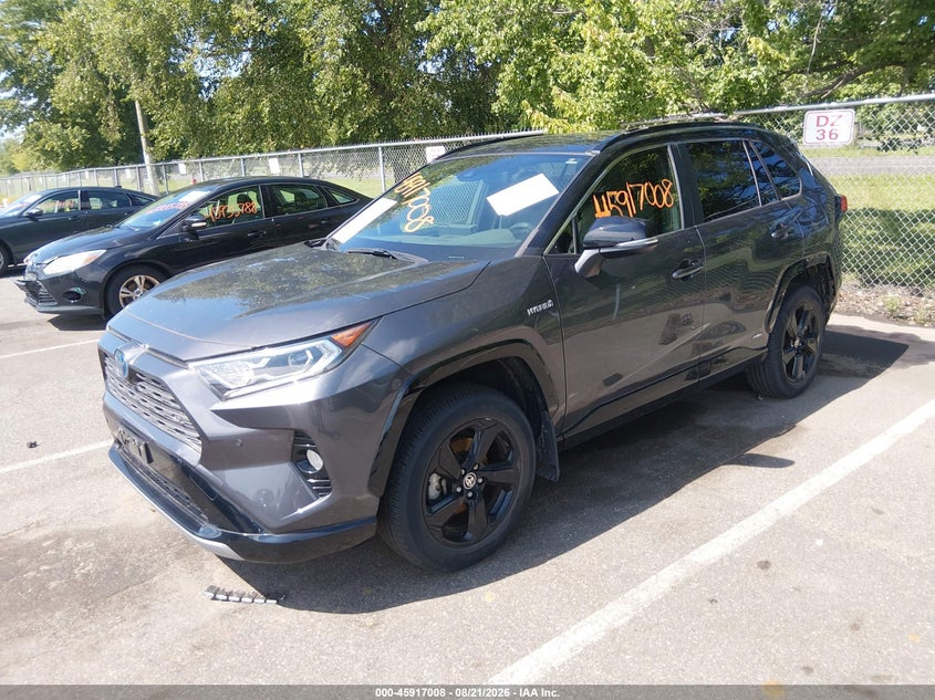 2020 Toyota RAV 4, Удар ззаду, IAAI, VIN JTMEWRFV7LJ036648 — фото 2