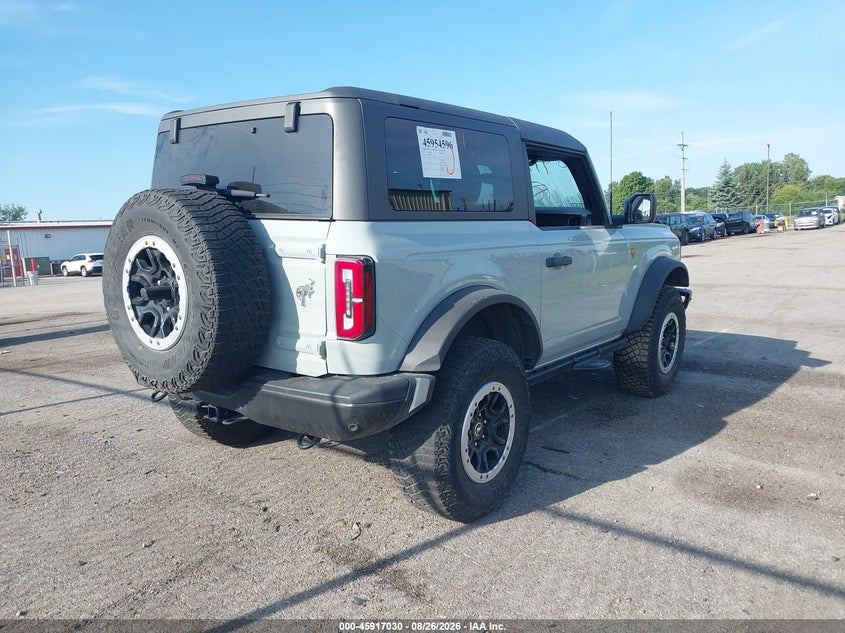 Vin: 1fmde5cp8nlb81665, lot: 46416118, ford bronco badlands 20224