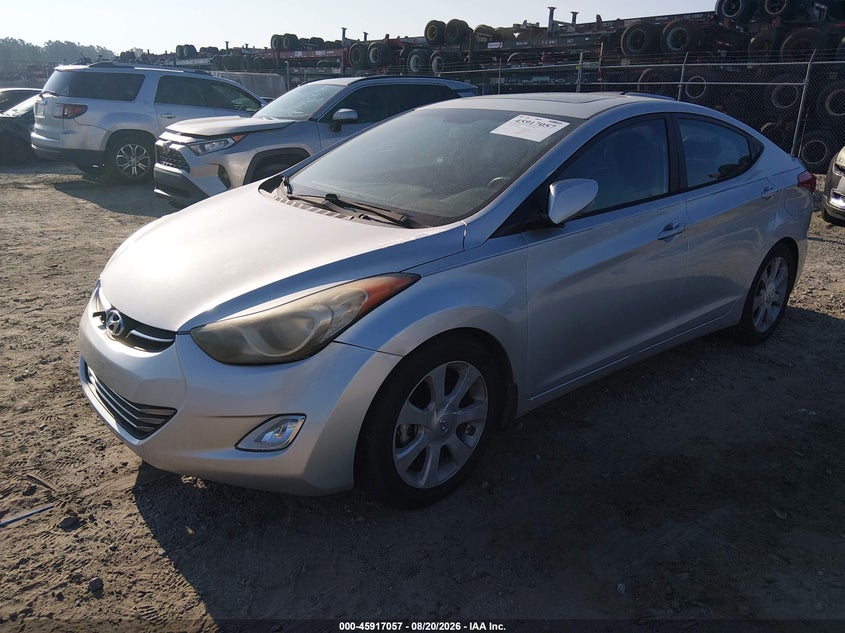 HYUNDAI ELANTRA 2013 VIN KMHDH4AE7DU487915