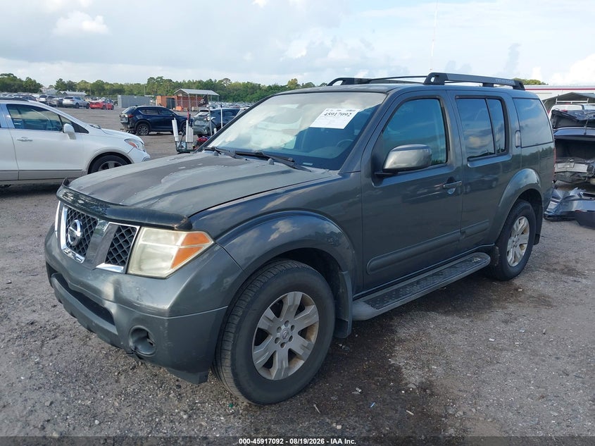 NISSAN PATHFINDER 2005 VIN 5N1AR18U55C721410