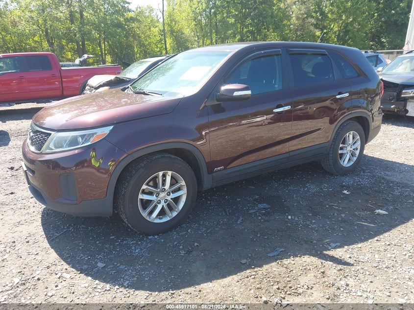 2015 Kia Sorento, Обычный износ, IAAI, VIN 5XYKTCA67FG634266 — фото 2