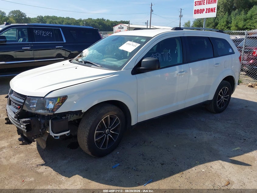 2018 Dodge Journey, Стихия, IAAI, VIN 3C4PDCAB3JT428265 — фото 2