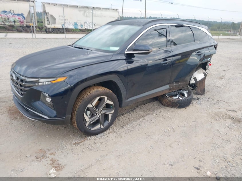 2022 Hyundai Tucson, Left Side, IAAI, VIN KM8JECA16NU048435 — photo 2