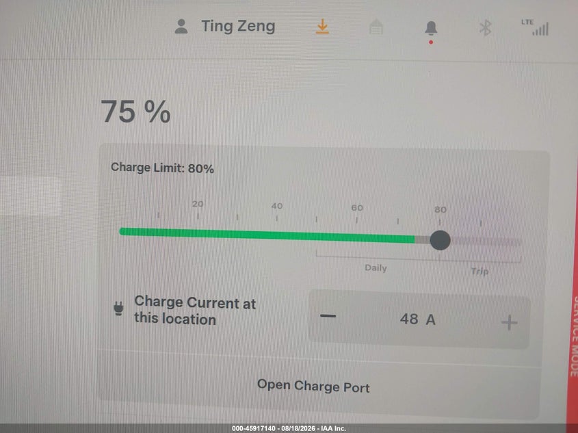 TESLA MODEL Y 2023 VIN 7SAYGDEE0PF608576