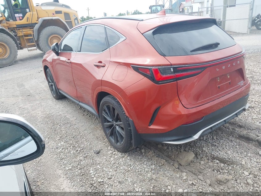 Vin: 2t2kgcezxrc033048, lot: 46416234, lexus nx 350 f sport handling 20243