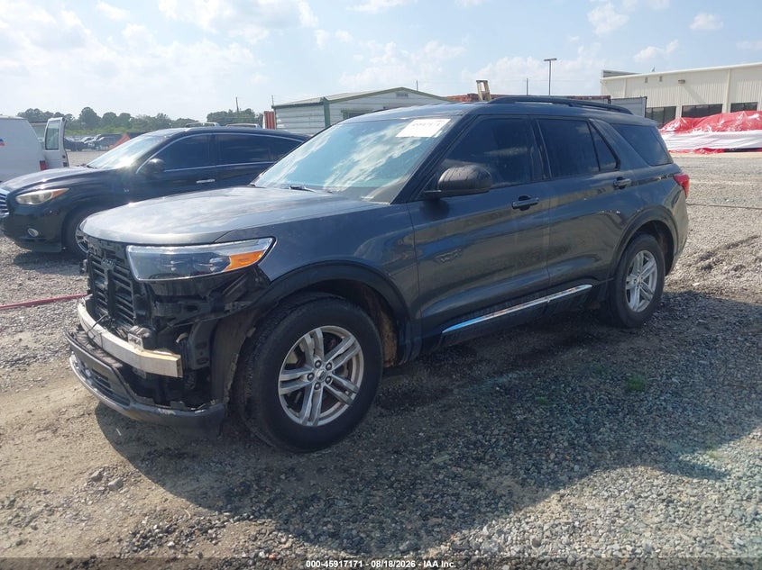 2020 Ford Explorer, Front End, IAAI, VIN 1FMSK8DH3LGB46269 — photo 2