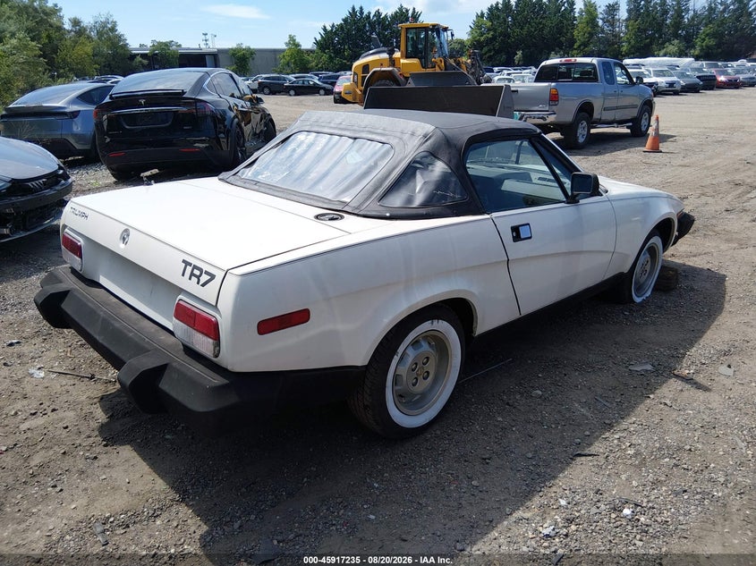1980 TRIUMPH TR7 auction photo 4