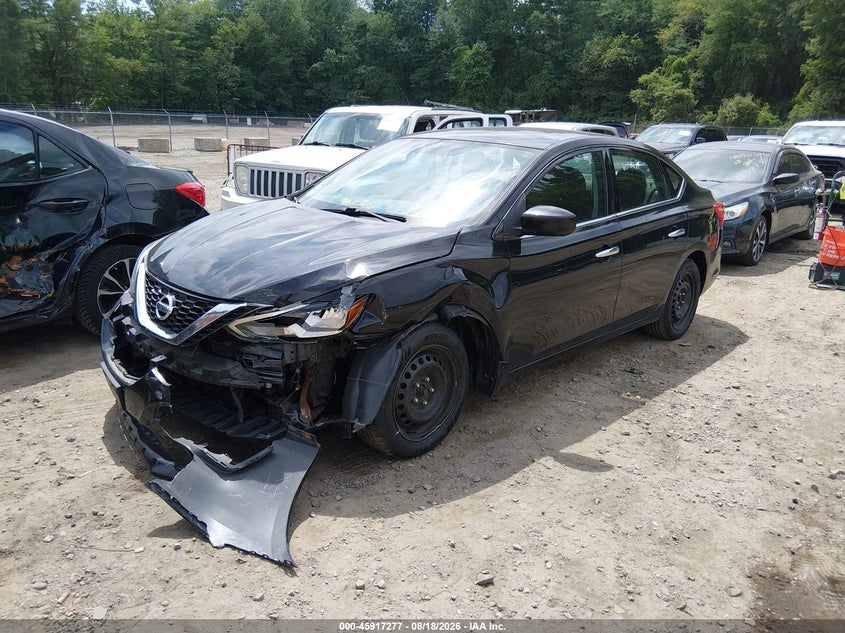 Vin: 3n1ab7ap2hy309587, lot: 46416365, nissan sentra s 20172