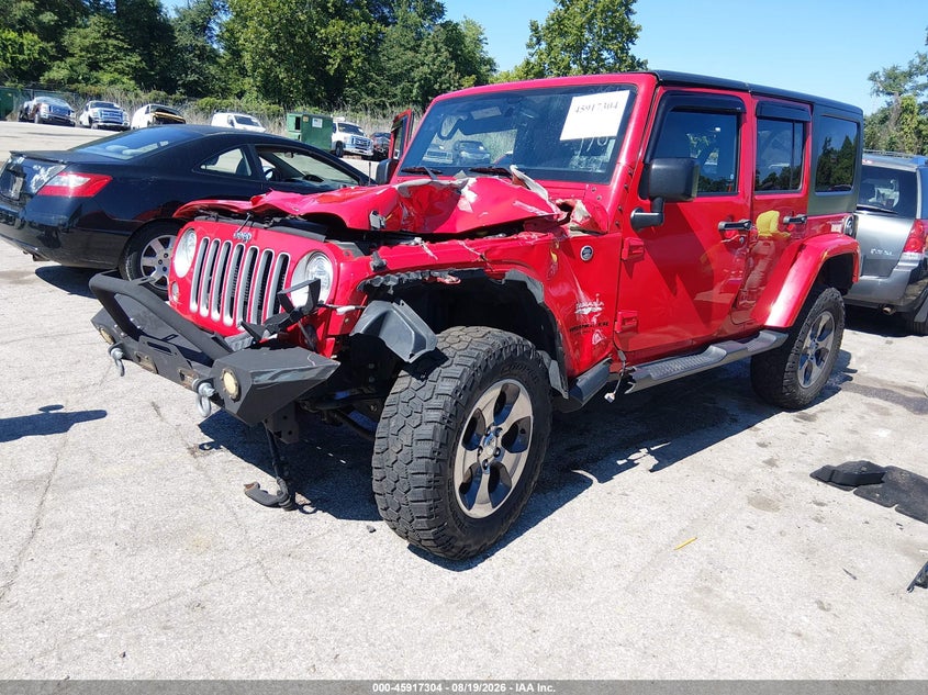 2017 Jeep Wrangler, Rollover, IAAI, VIN 1C4BJWEG6HL548156 — photo 2