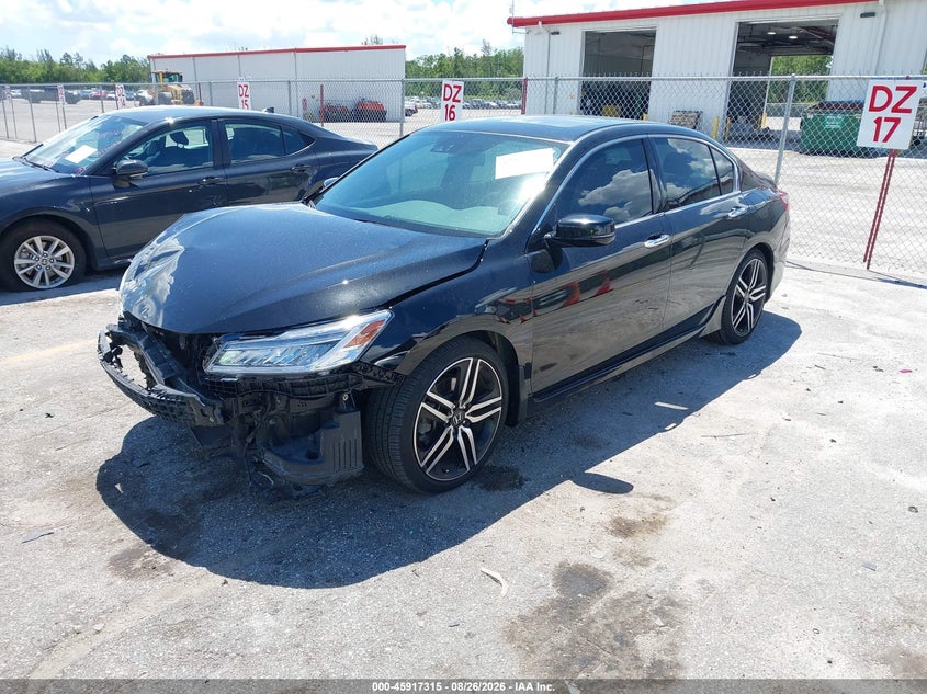 2017 Honda Accord, Front End, IAAI, VIN 1HGCR3F92HA040131 — photo 2