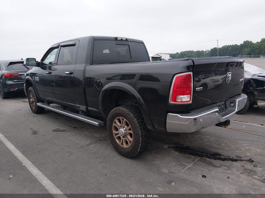 Vin: 3c6ur5nl4jg400512, lot: 46416423, ram 2500 laramie  4x4 6'4 box 20183