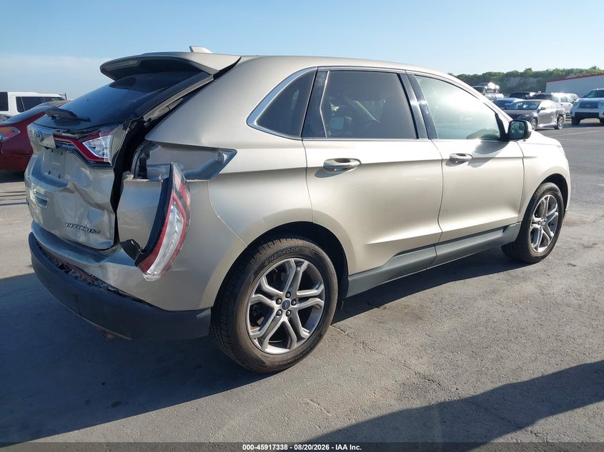 Vin: 2fmpk3k85jbb87423, lot: 46416426, ford edge titanium 20184