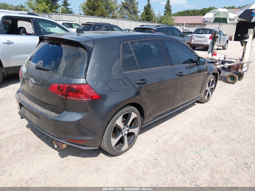 VOLKSWAGEN GOLF GTI 2016 VIN 3VW5T7AU1GM055410