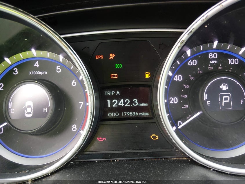 2012 HYUNDAI SONATA auction photo 7