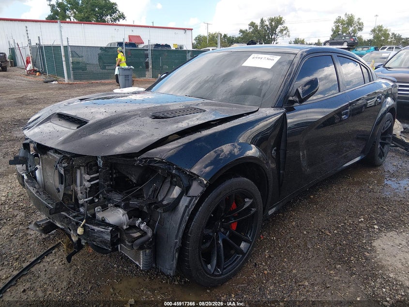 2022 Dodge Charger, Front End, IAAI, VIN 2C3CDXL91NH136620 — photo 2