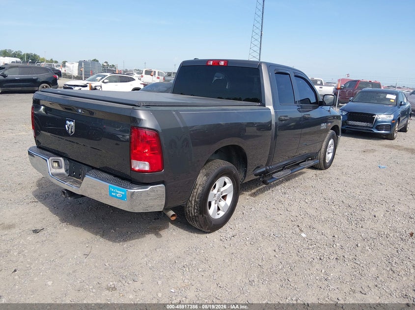Vin: 1c6rr6ft0hs820278, lot: 46416474, ram 1500 tradesman  4x2 6'4 box 20174