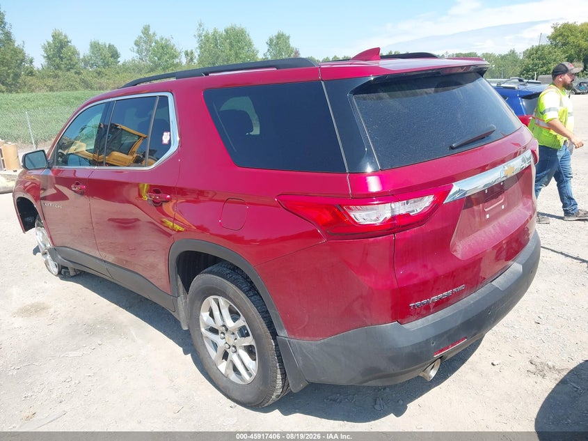Vin: 1gnevgkwxmj224224, lot: 46416494, chevrolet traverse awd lt cloth 20213