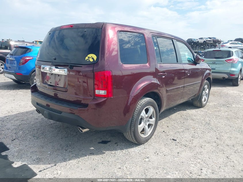 Vin: 5fnyf3h77fb019112, lot: 46416519, honda pilot ex-l 20154