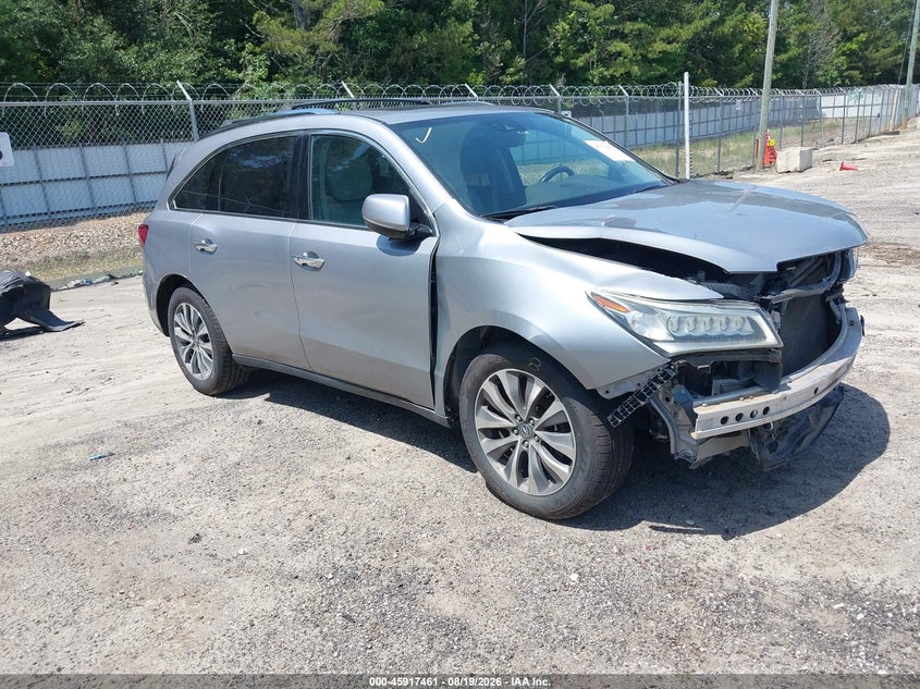 ACURA MDX 2016 VIN 5FRYD3H40GB020338