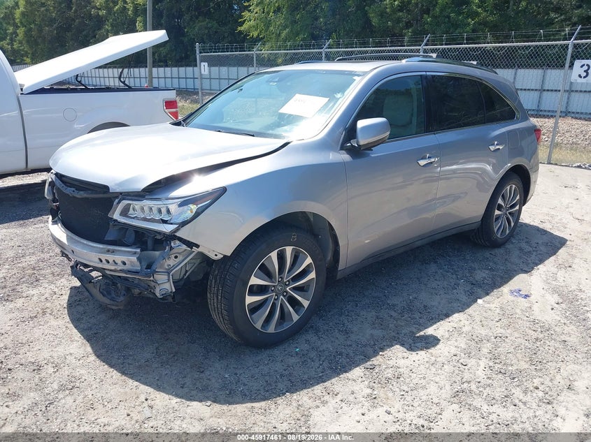 ACURA MDX 2016 VIN 5FRYD3H40GB020338