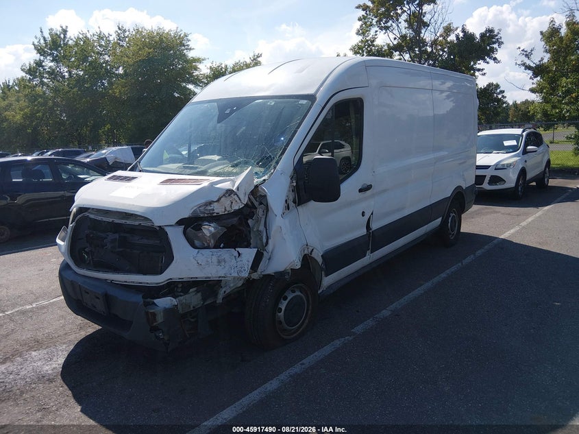 2018 Ford Transit, Front End, IAAI, VIN 1FTYR2CM0JKA54729 — photo 2