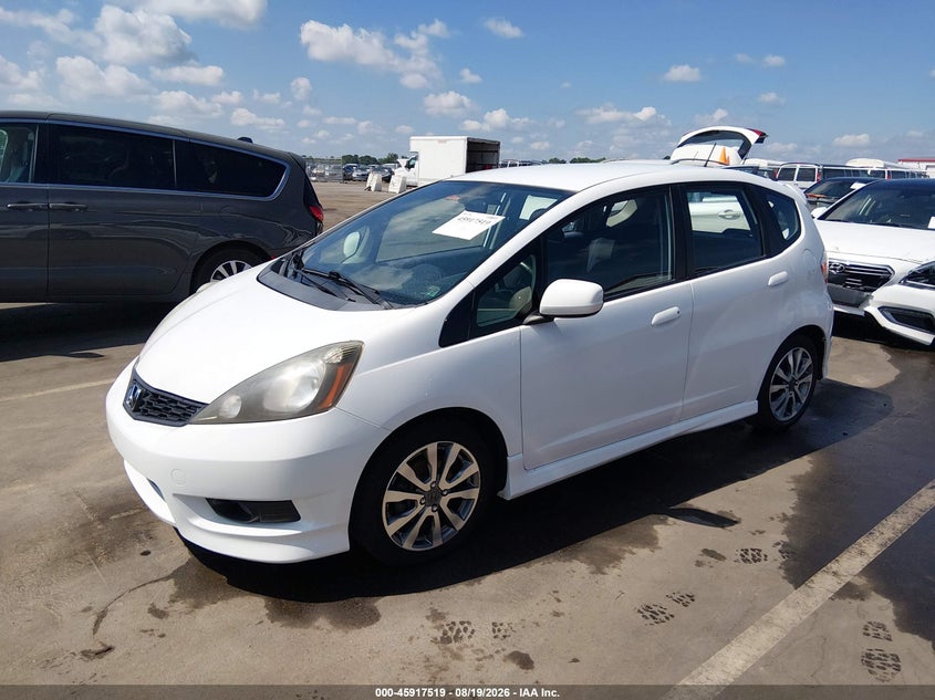 2012 Honda Fit, Rear, IAAI, VIN JHMGE8H52CC001585 — photo 2