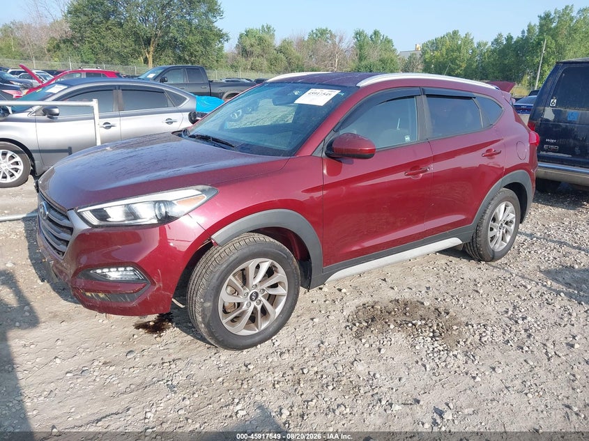 2017 HYUNDAI TUCSON SPORT UTILITY VEHICLE 2.0L I-4 DI, DOHC, VVT, 164HP