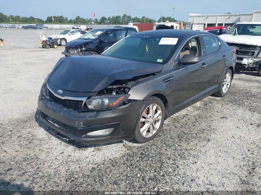 2012 Kia Optima, Front End, IAAI, VIN 5XXGN4A76CG069524 — photo 2