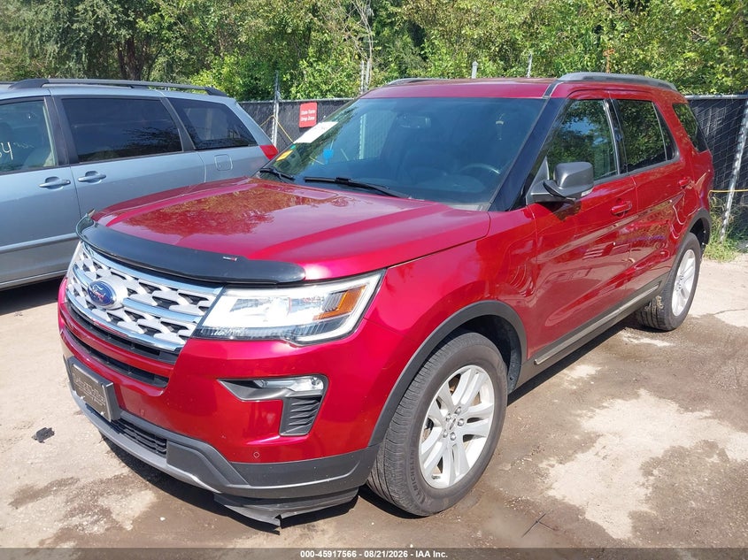 2019 Ford Explorer, Удар сзади, IAAI, VIN 1FM5K8D84KGA89110 — фото 2